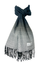 Load image into Gallery viewer, Stripes &amp; Plaid Cashmere Scarf
